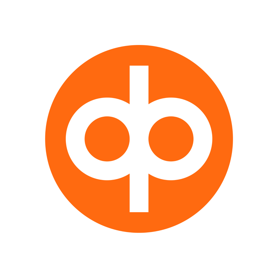 OP oranssi-valkoinen logo